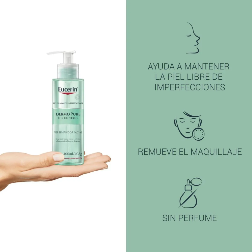 Eucerin dermopure oil control gel limpiador