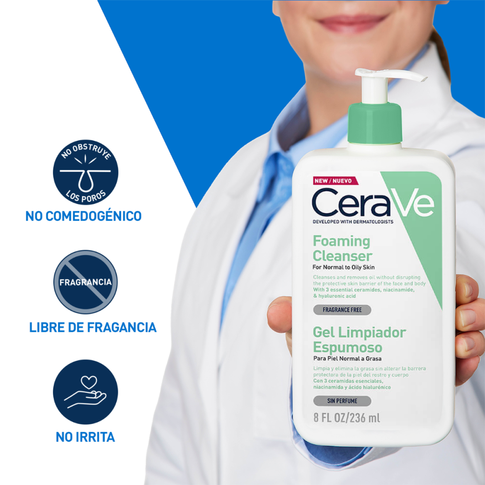 Cerave Espumoso Gel Limpiador