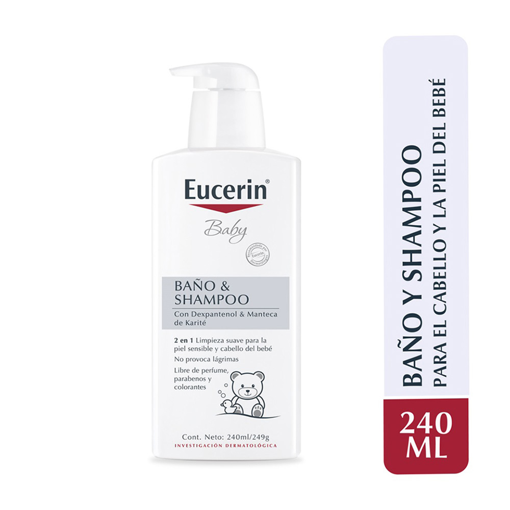 Eucerin baby baño y shampoo para piel sensible
