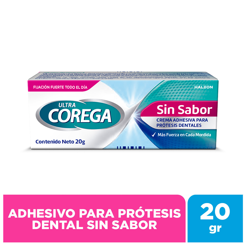 Crema Adhesiva Corega Ultra Sin Sabor