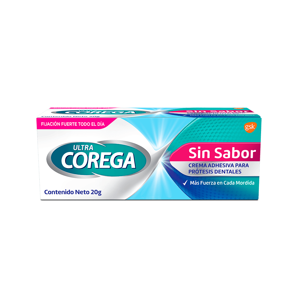 Crema Adhesiva Corega Ultra Sin Sabor