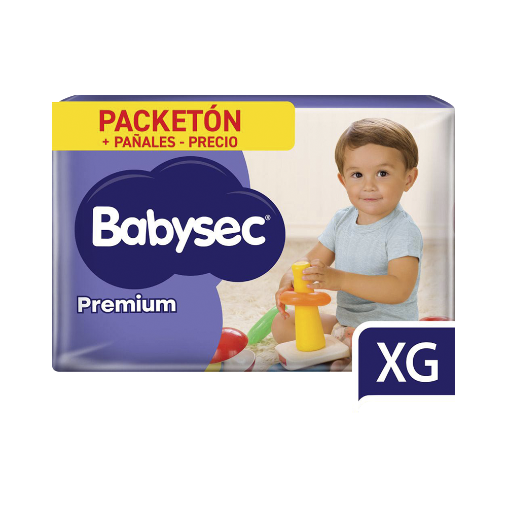 Babysec Pañal para bebé premium talla XG Babysec Pañal para bebé premium talla XG