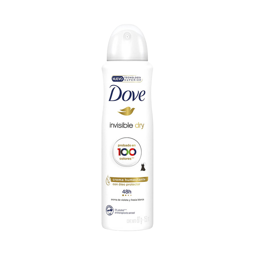 Desodorante Antitranspirante Spray Dove Invisible Dry