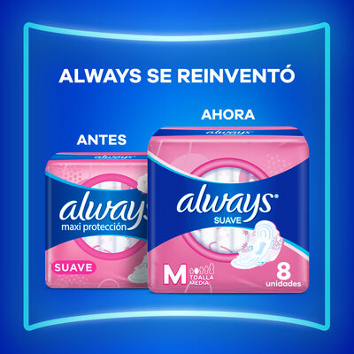 Toallas higiénicas Suave proteción total