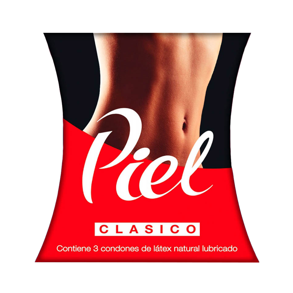 Piel preservativo clásico caja x3und.