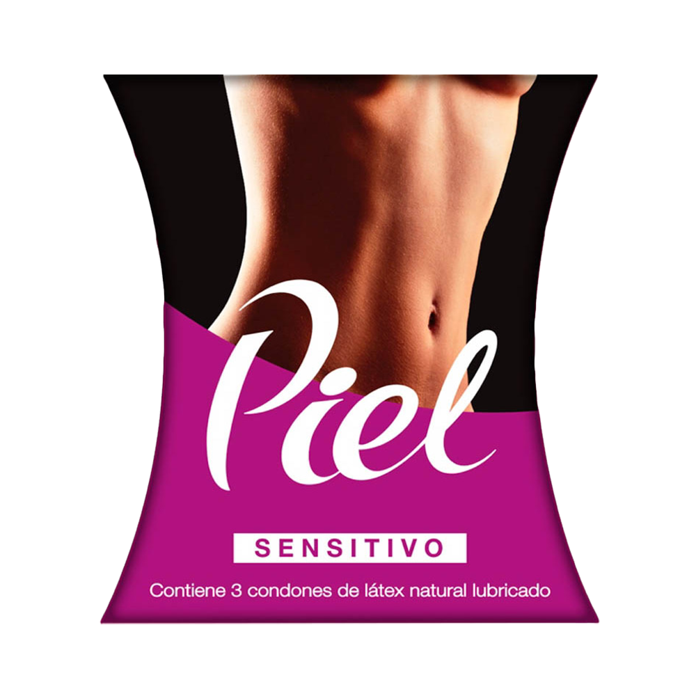 Piel preservativo sensitivo caja x3und.