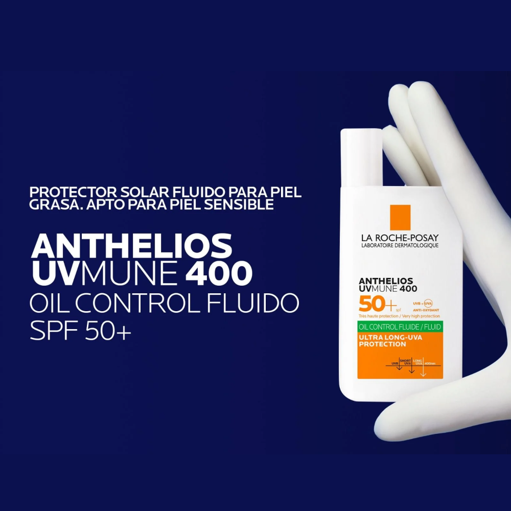 Anthelios Invisible UV Mune 400 fotoprotector facial SPF 50