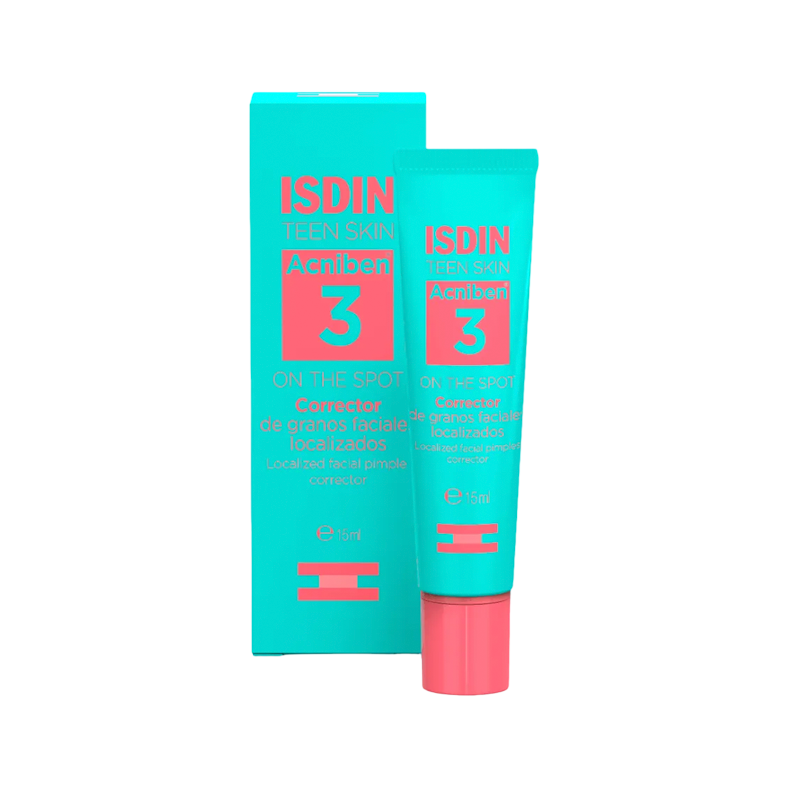 Corrector de Granos Acniben 3 On the spot Isdin Teen Skin Tubo x15ml.