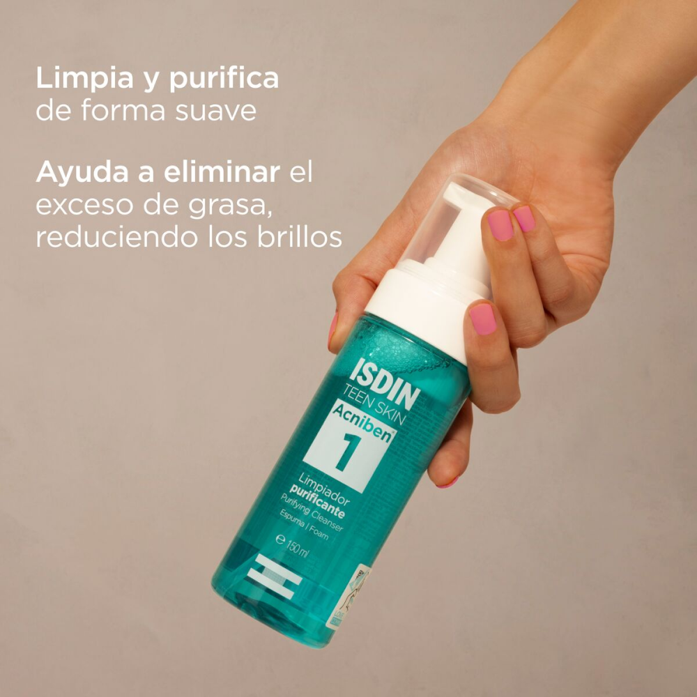 Acniben Limpiador Purificante Isdin Teen Skin Frasco x150ml.