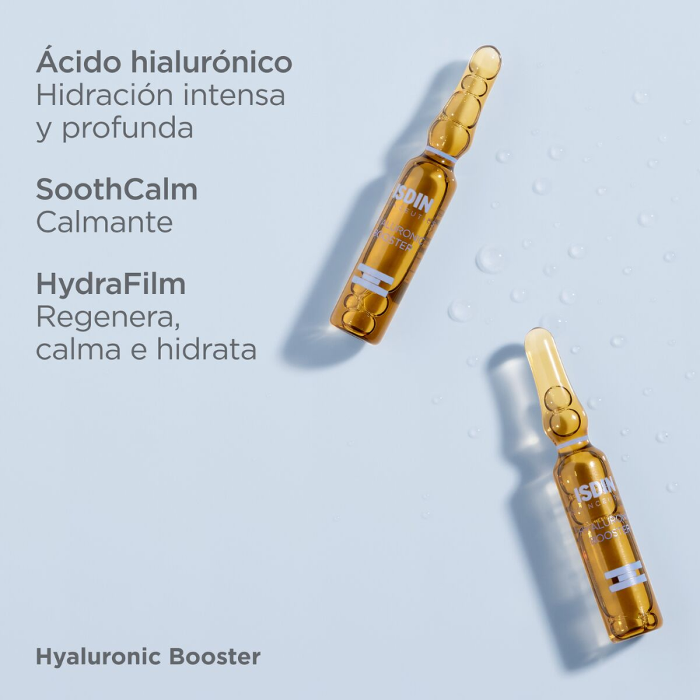 Ampollas Isdin Isdinceutics Serum Hyaluronic Booster Caja x5und.