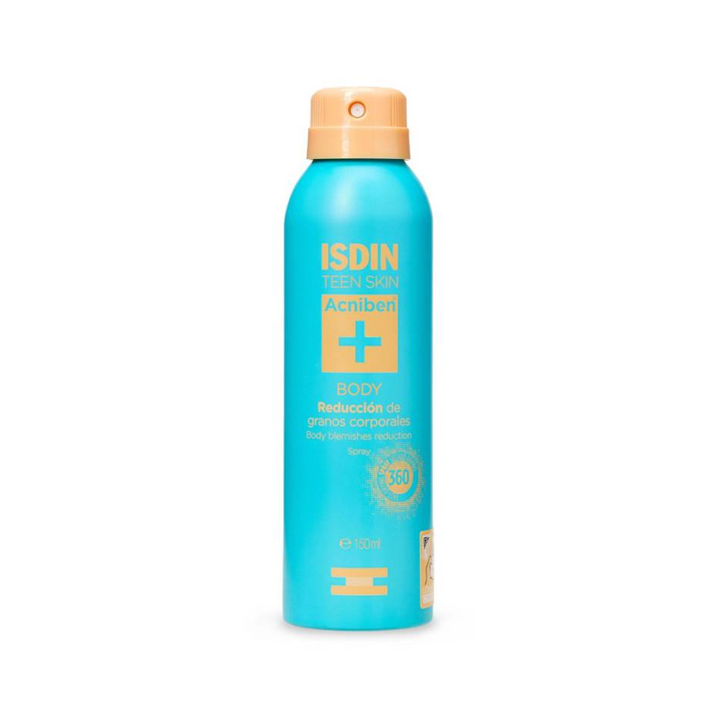Reducción de Granos Corporales isdin Acniben Body Spray Frasco x150ml. Reducción de Granos Corporales isdin Acniben Body Spray Frasco x150ml.