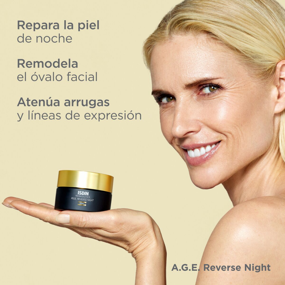 Crema Reparadora Isdin Isdinceutics A.G.E Reverse Night Pote x50ml.