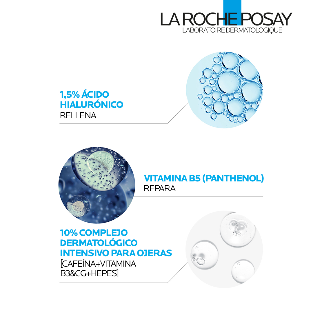 Serum Ojos y Pestañas La Roche Posay Hyalu B5 Frasco x15ml.