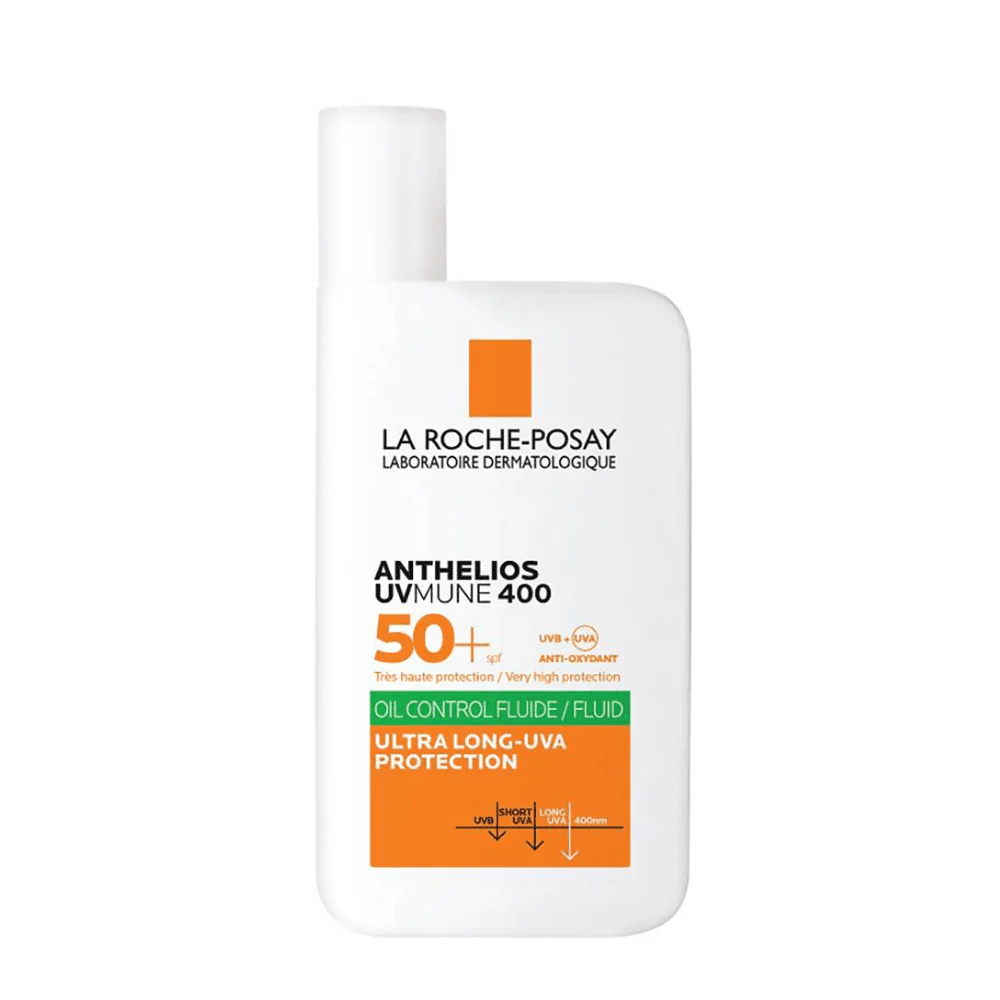 Protector Solar La Roche Posay Anthelios UVMune 400 Oil Control Fluido Invisible FPS50+