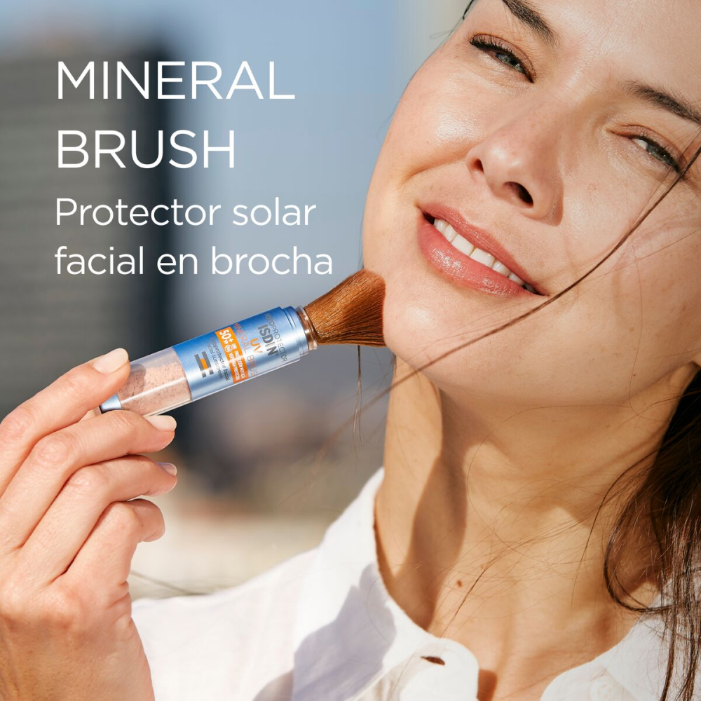 Fotoprotector Isdin UV Mineral Brush SPF50 frasco x2gr.