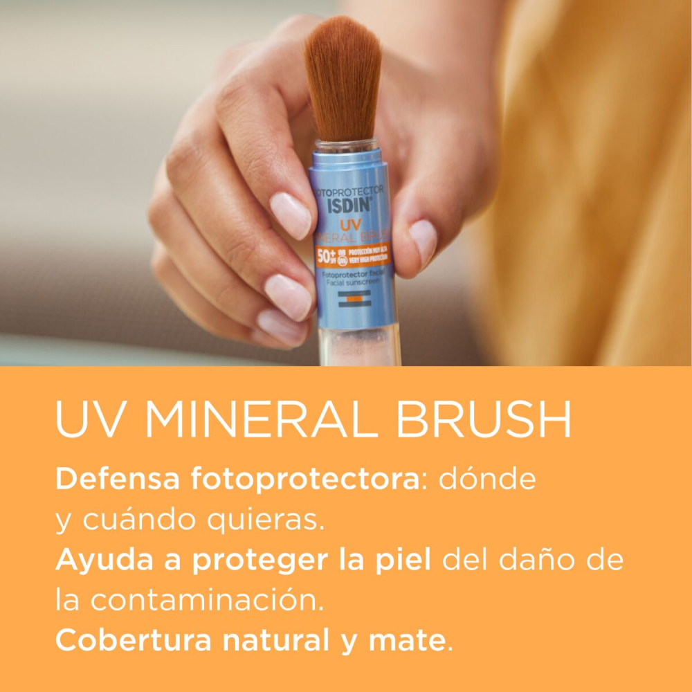 Fotoprotector Isdin UV Mineral Brush SPF50 frasco x2gr.
