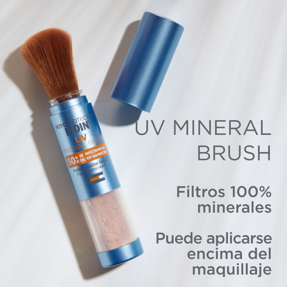 Fotoprotector Isdin UV Mineral Brush SPF50 frasco x2gr.