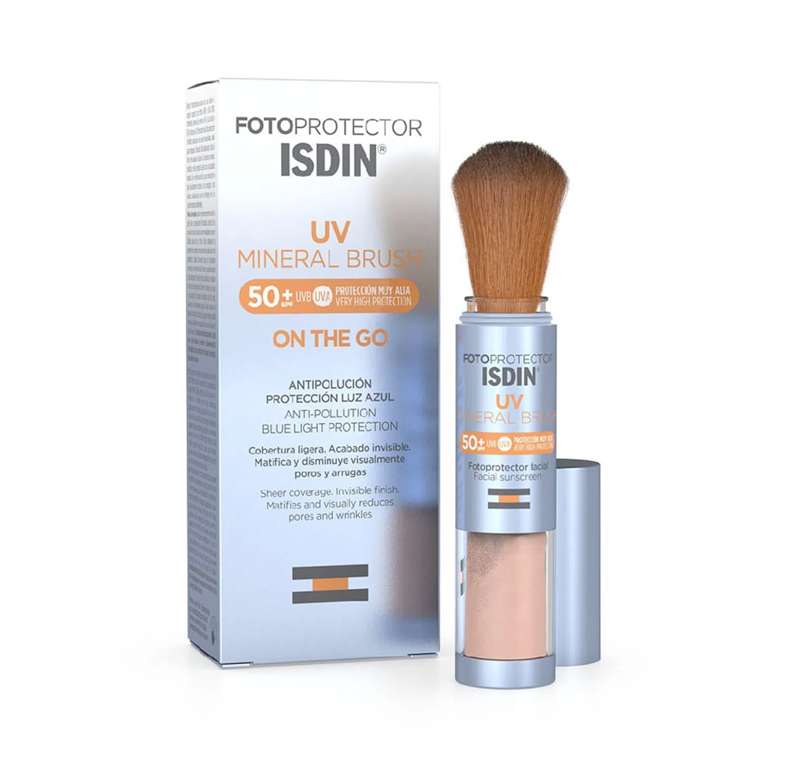 Fotoprotector Isdin UV Mineral Brush SPF50 frasco x2gr.