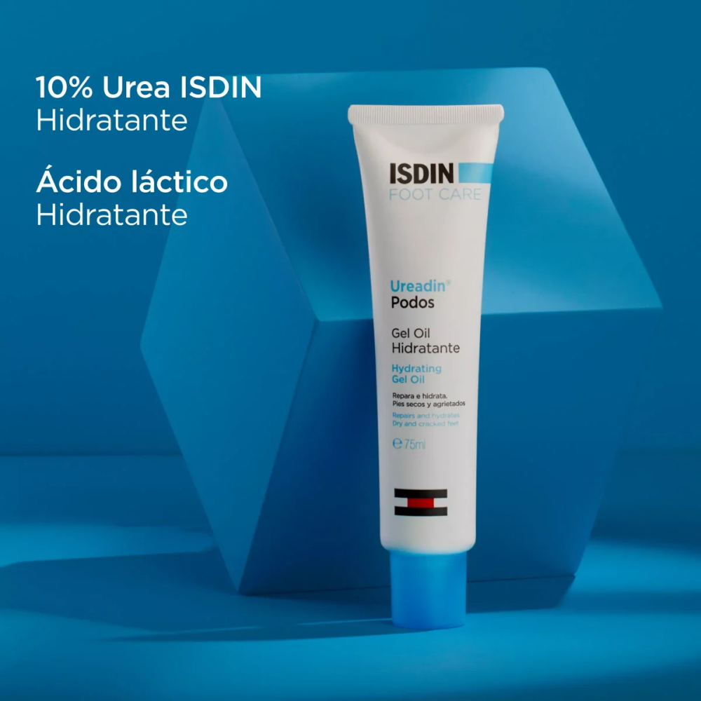 Gel Oil Hidratante Para Pies Secos Y Agrietados Ureadin Podos Isdin Foot Care - Tubo 75 ML