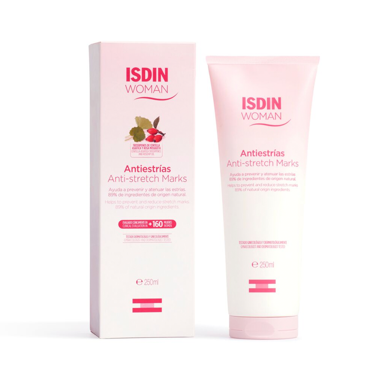 Crema Antiestrías ISDIN Woman Tubo x250gr. Crema Antiestrías ISDIN Woman Tubo x250gr.