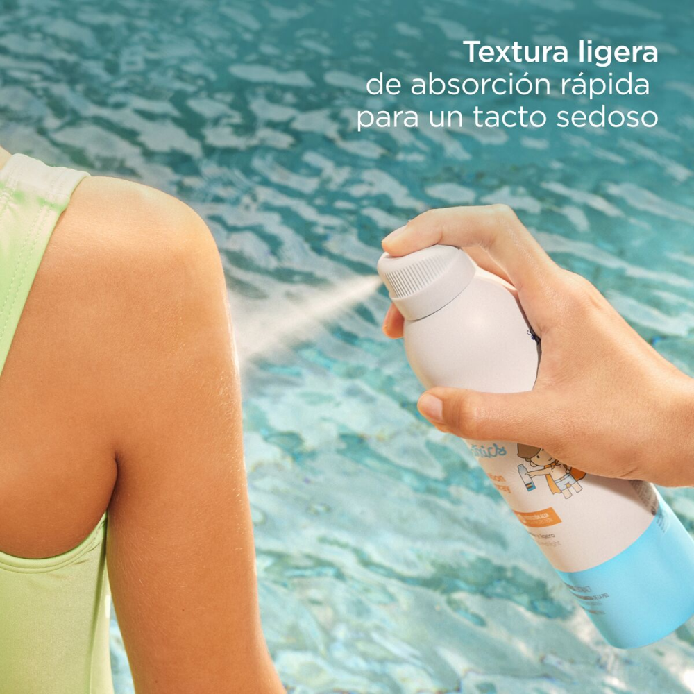 Fotoprotector Pediátrico FPS 50+ Transparent Spray Wet Skin Isdin