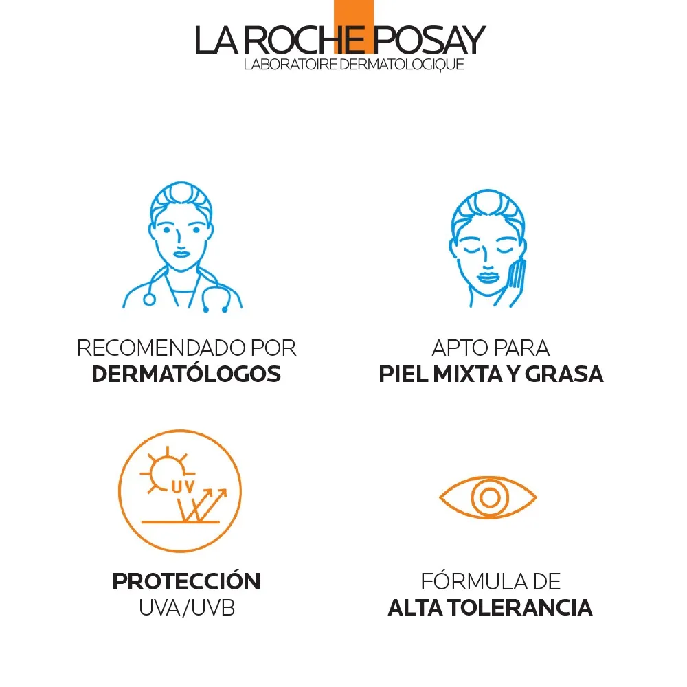Protector Solar La Roche Posay Anthelios UVMune 400 Oil Control Fluido con color FPS 50+ Frasco x50ml. Protector Solar La Roche Posay Anthelios UVMune 400 Oil Control Fluido con color FPS 50+ Frasco x50ml.