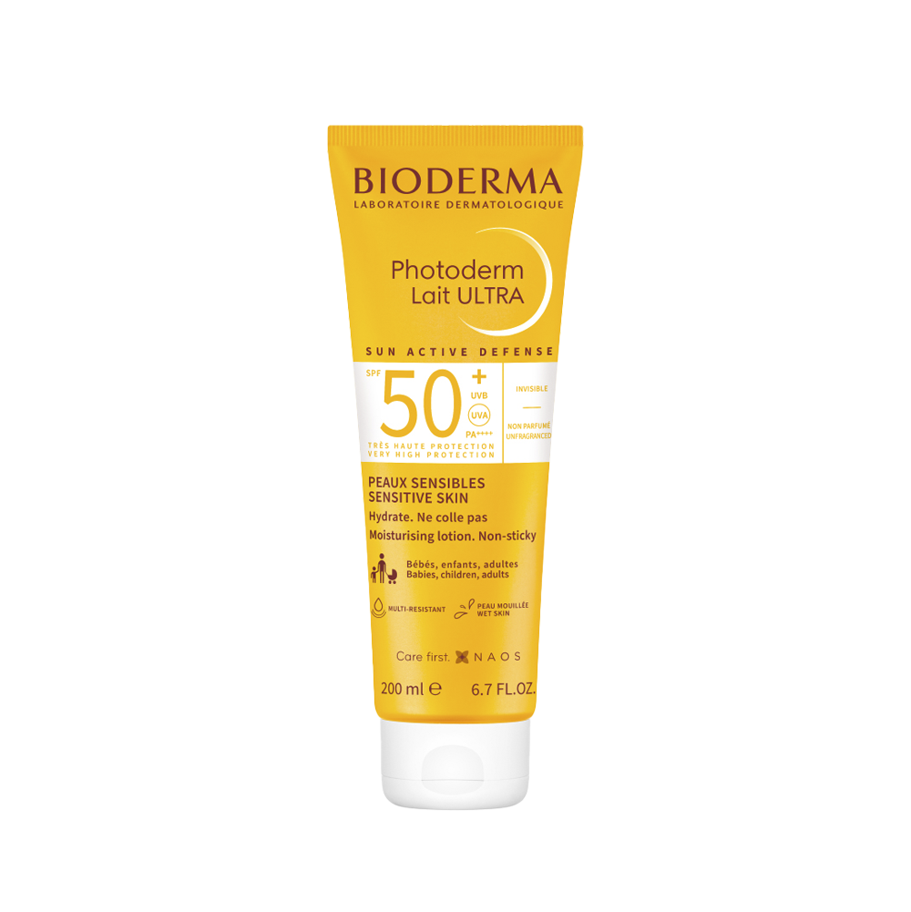 Protector Solar Bioderma Photoderm Lait Ultra Invisible SPF 50+