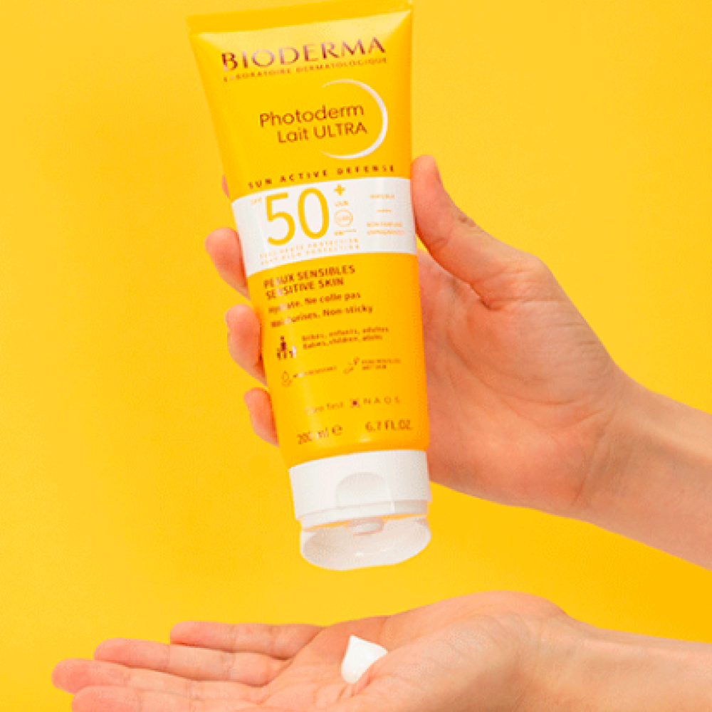 Protector Solar Bioderma Photoderm Lait Ultra Invisible SPF 50+
