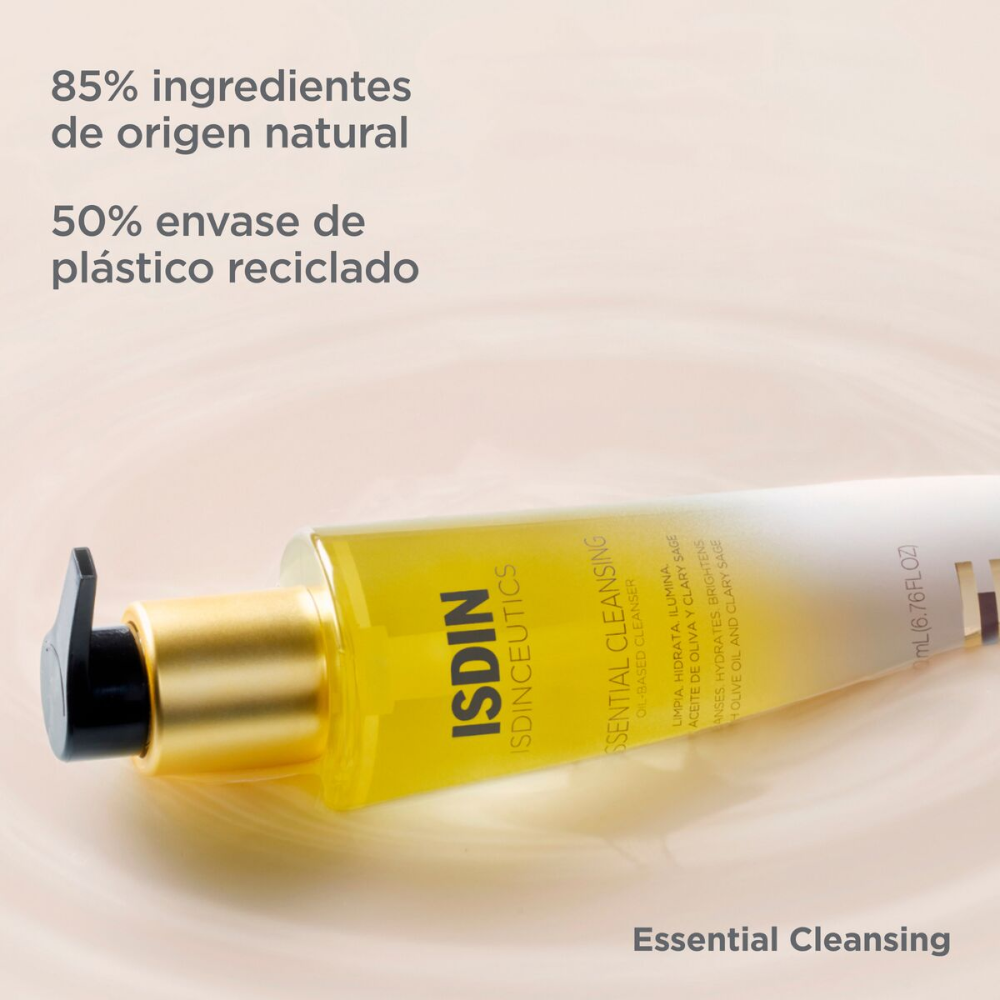 Limpiador Facial Isdinceutics Essential Cleansing Frasco x200ml. Limpiador Facial Isdinceutics Essential Cleansing Frasco x200ml.