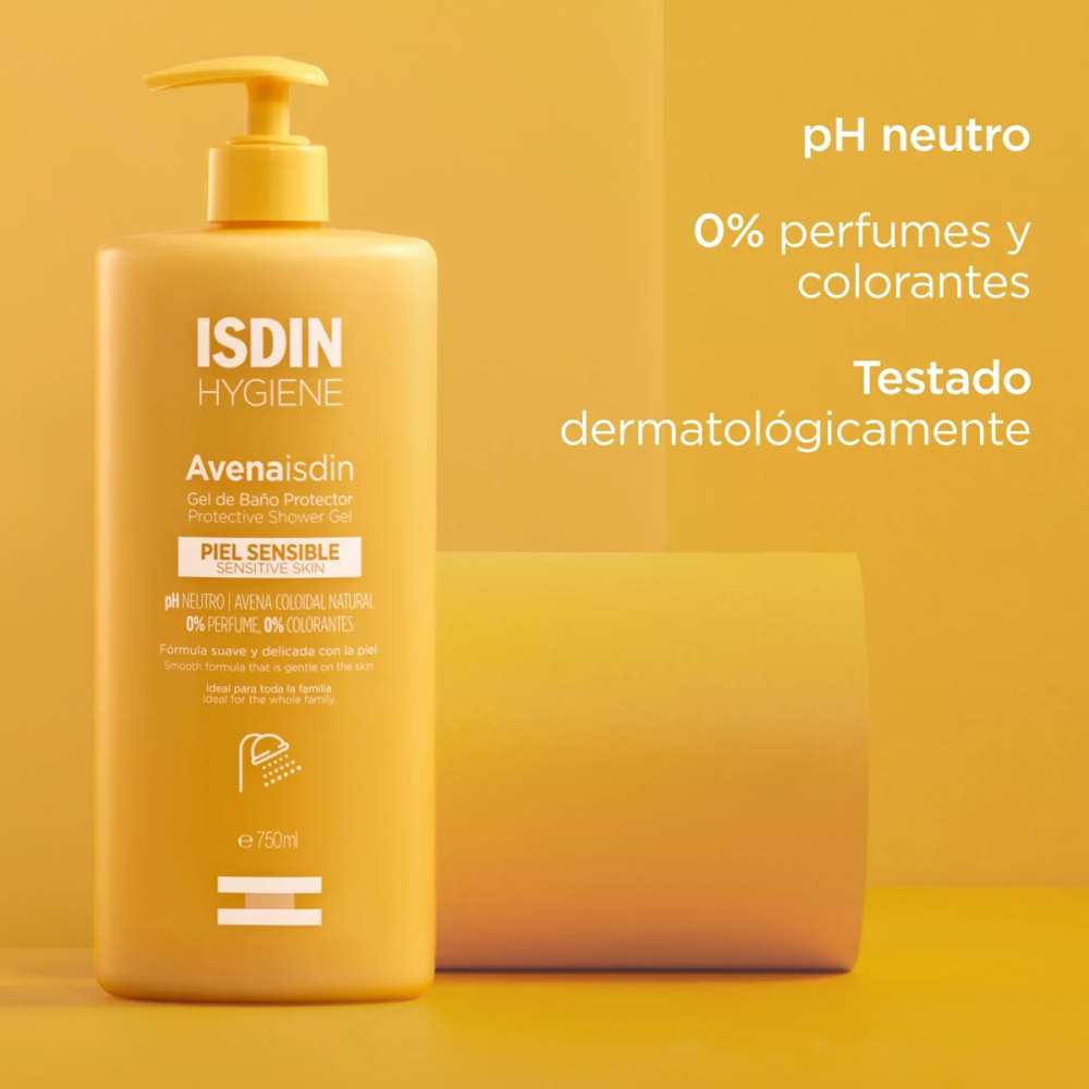 Gel de Baño Isdin Hygiene Avena Piel Sensible