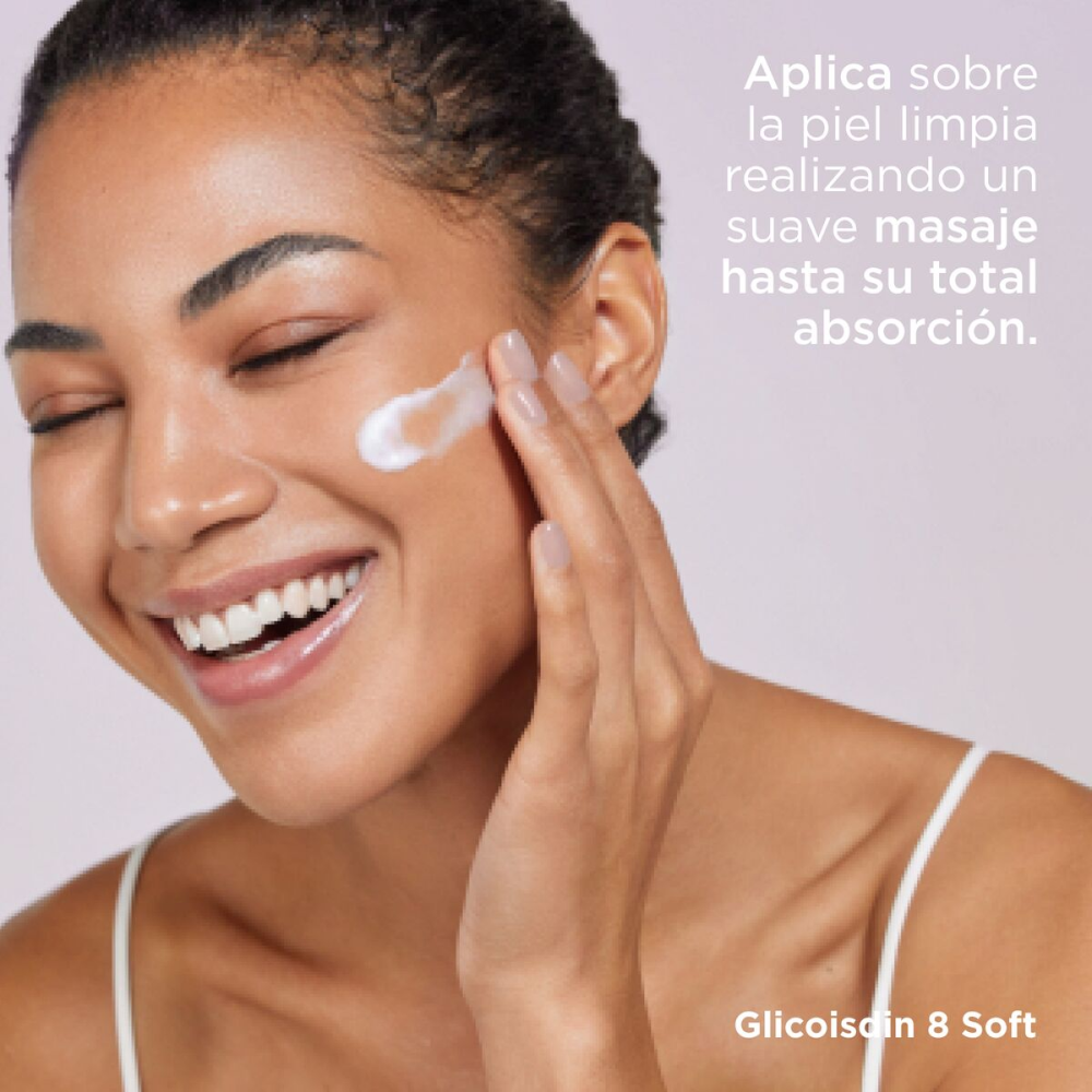 Crema Facial Isdin Glicoisdin 8 Soft Efecto Peeling Pote x50gr.