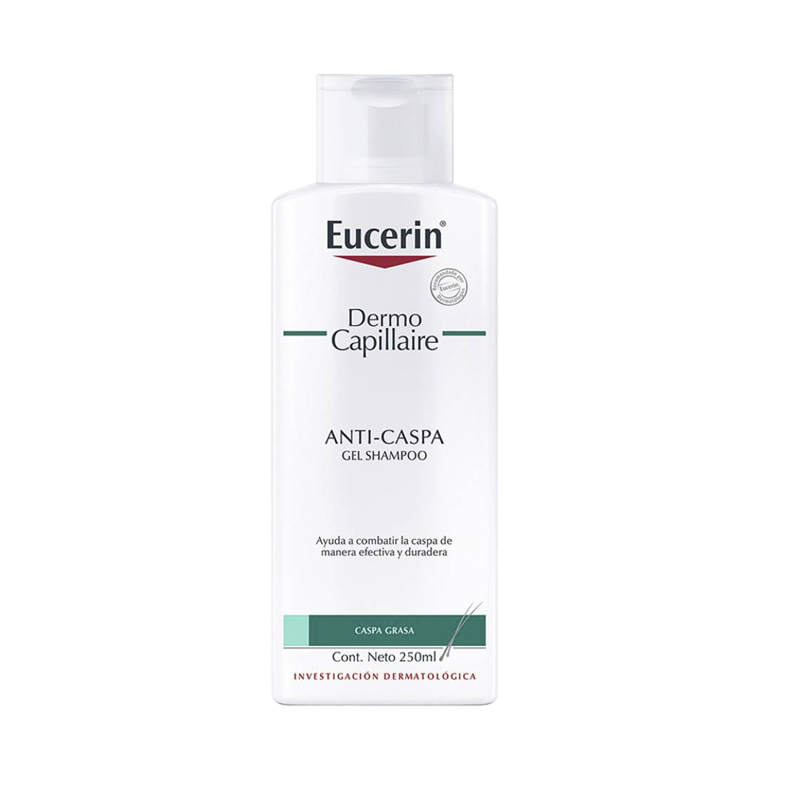 Shampoo Eucerin DermoCapillaire Anticaspa Grasa Frasco x250ml.