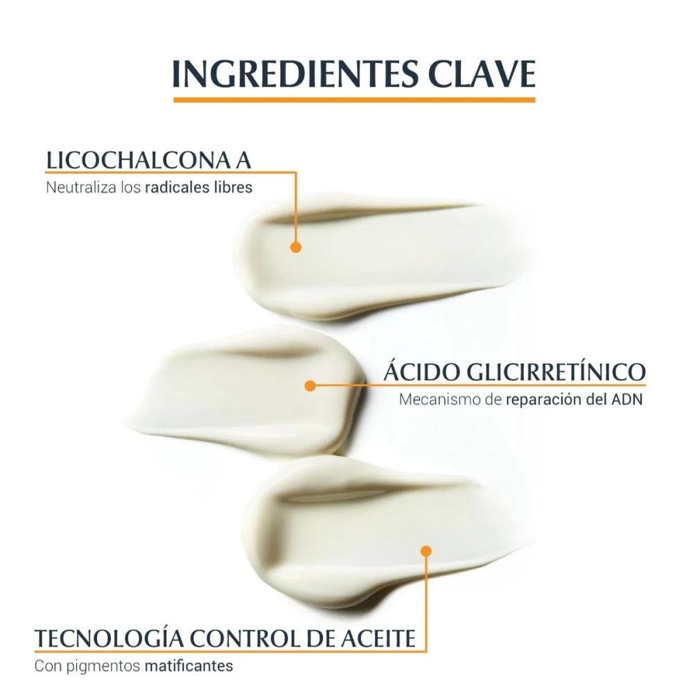 Protector Solar Corporal en Gel Crema Eucerin Oil Control FPS 50+ Frasco x200ml.