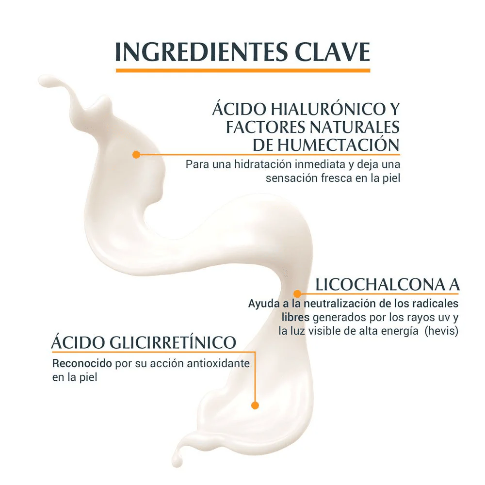 Protector Solar Facial Eucerin Hydro Fluid Textura Ultra Ligera FPS 50+ Frasco x50ml.