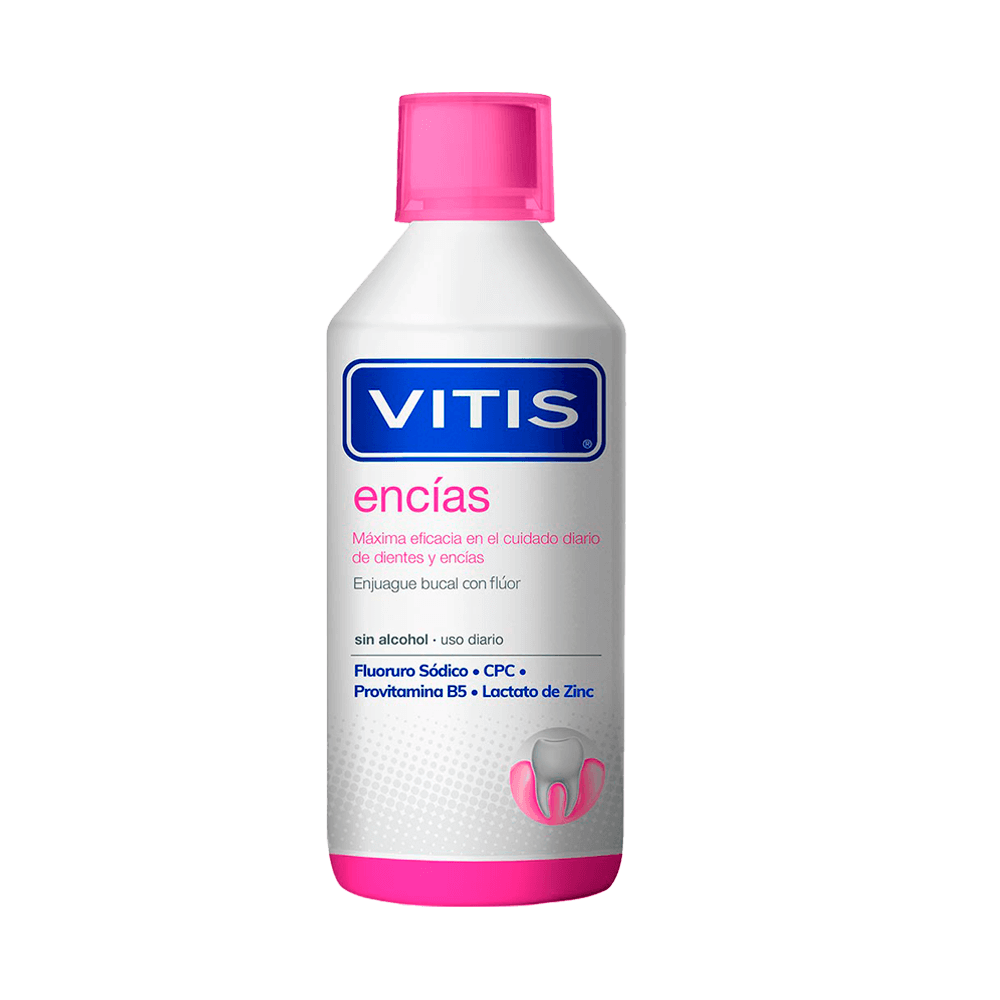 Enjuague Bucal con Flúor Vitis Encías