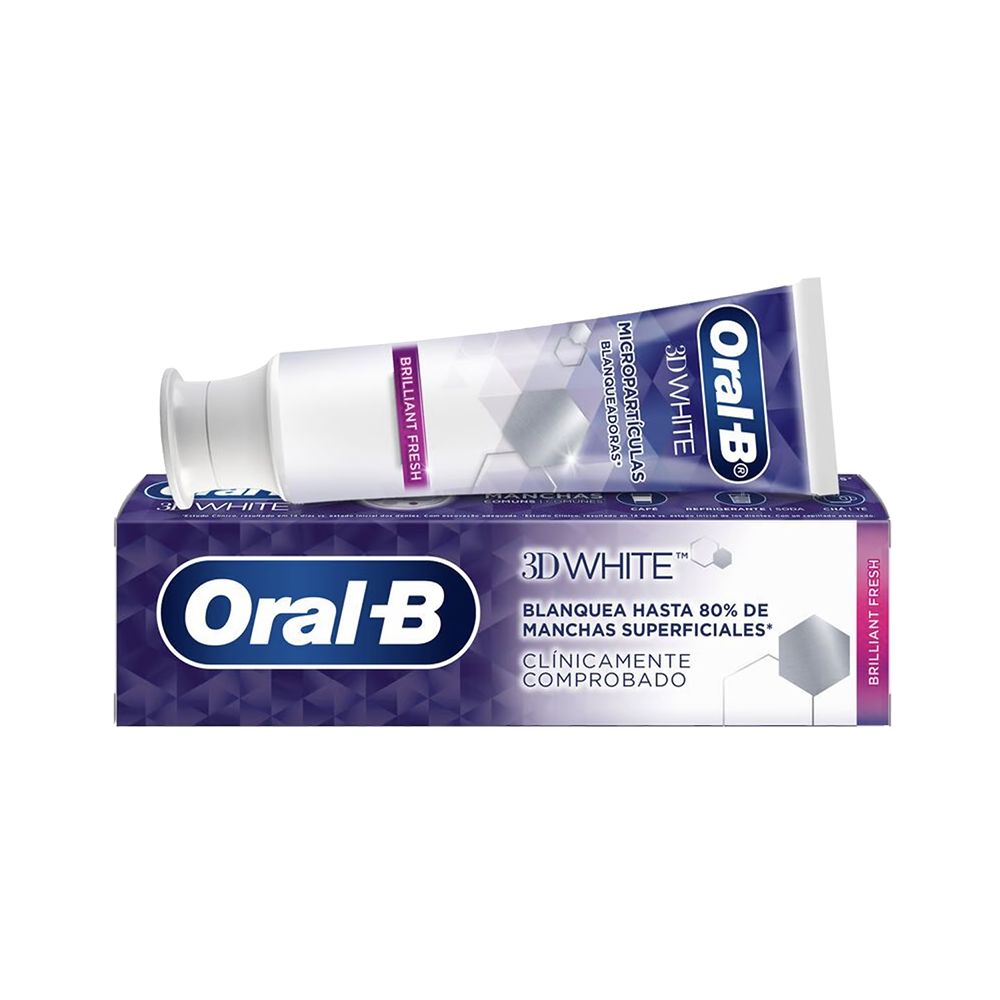 Oral-B crema dental 3d white brilliant fresh tubo x53ml.