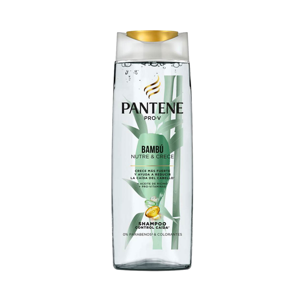 Pantene Pro-V shampoo bambú nutre & crece frasco x400ml.