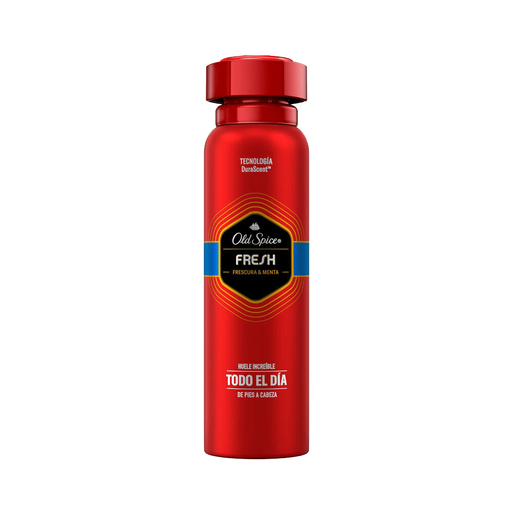 Old spice desodorante body spray para hombre fresh frasco 150ml.