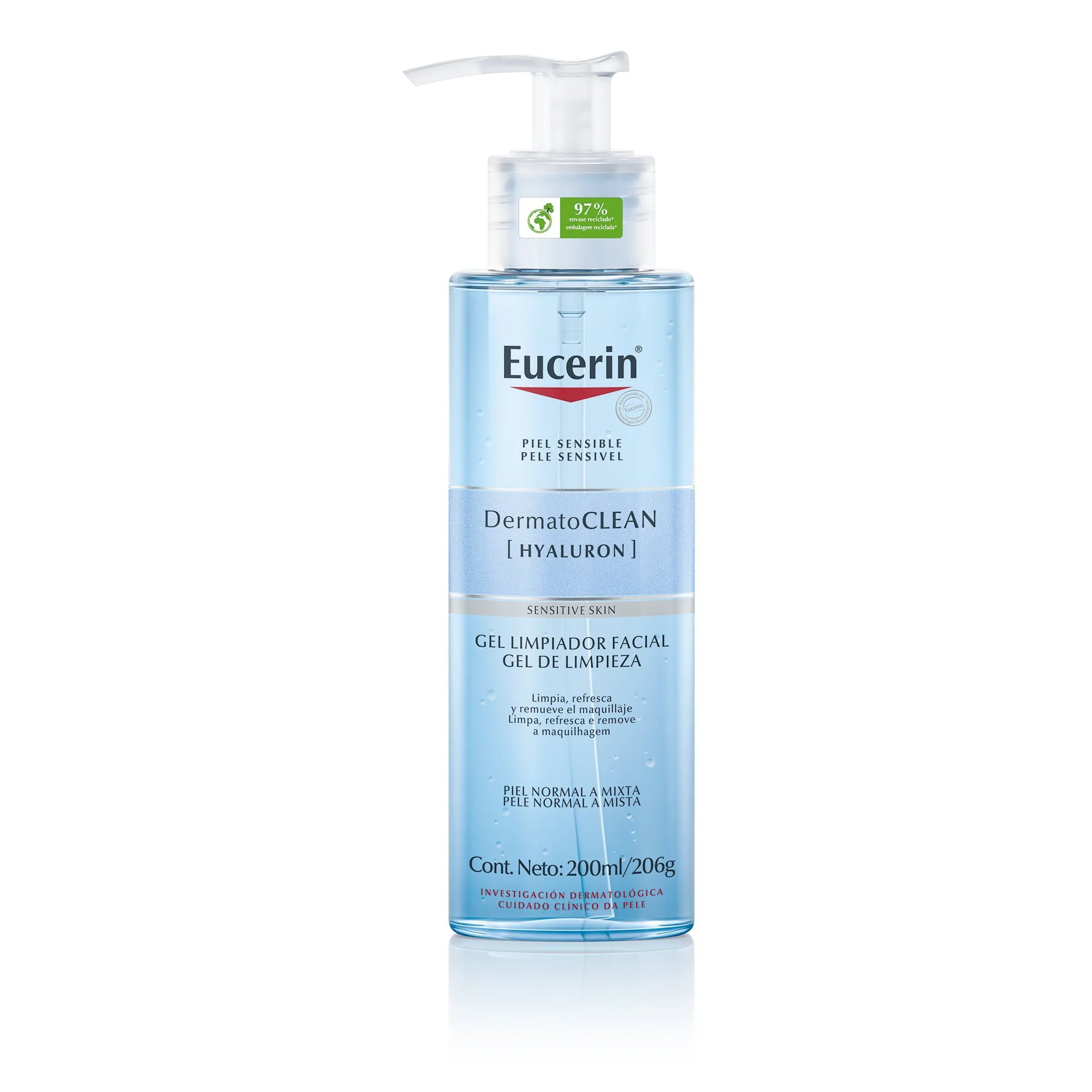 Gel Limpiador Facial Eucerin DermatoClean Hyaluron Gel Limpiador Facial Eucerin DermatoClean Hyaluron