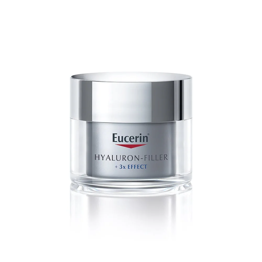 Crema Facial de Noche Antiarrugas Eucerin Hyaluron Filler + 3x Effect Crema Facial de Noche Antiarrugas Eucerin Hyaluron Filler + 3x Effect