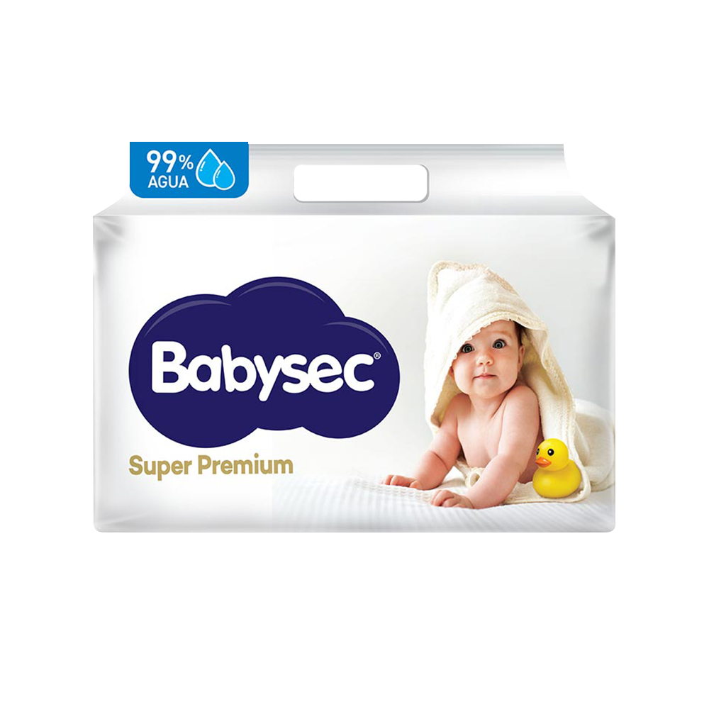 Toalla Húmeda Babysec Super Premium 99% Agua Toalla Húmeda Babysec Super Premium 99% Agua