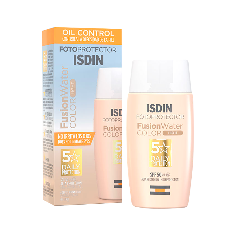 Fotoprotector Fusion Water SPF 50+, color light