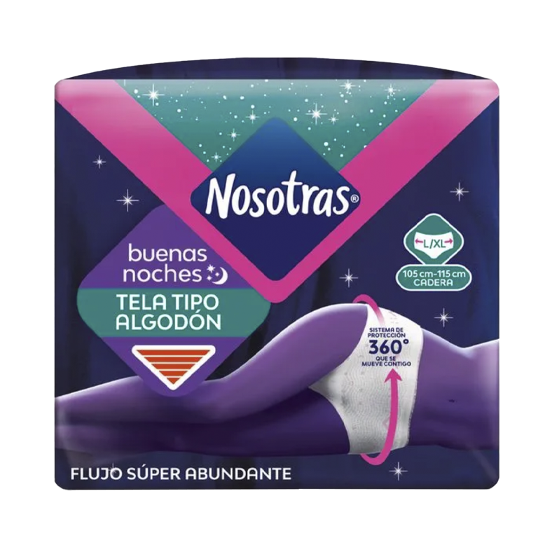 Calzón nocturno talla XL-L máxima protección