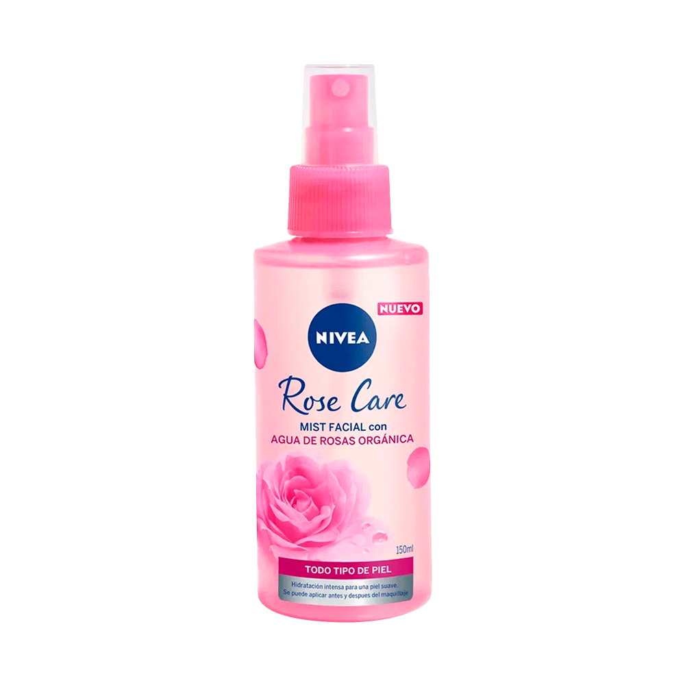 Mist Spray Facial Refrescante Nivea Rose Care