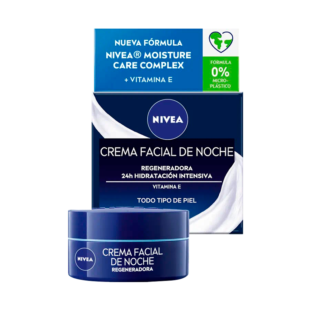 Crema Facial Noche Nivea Regeneradora