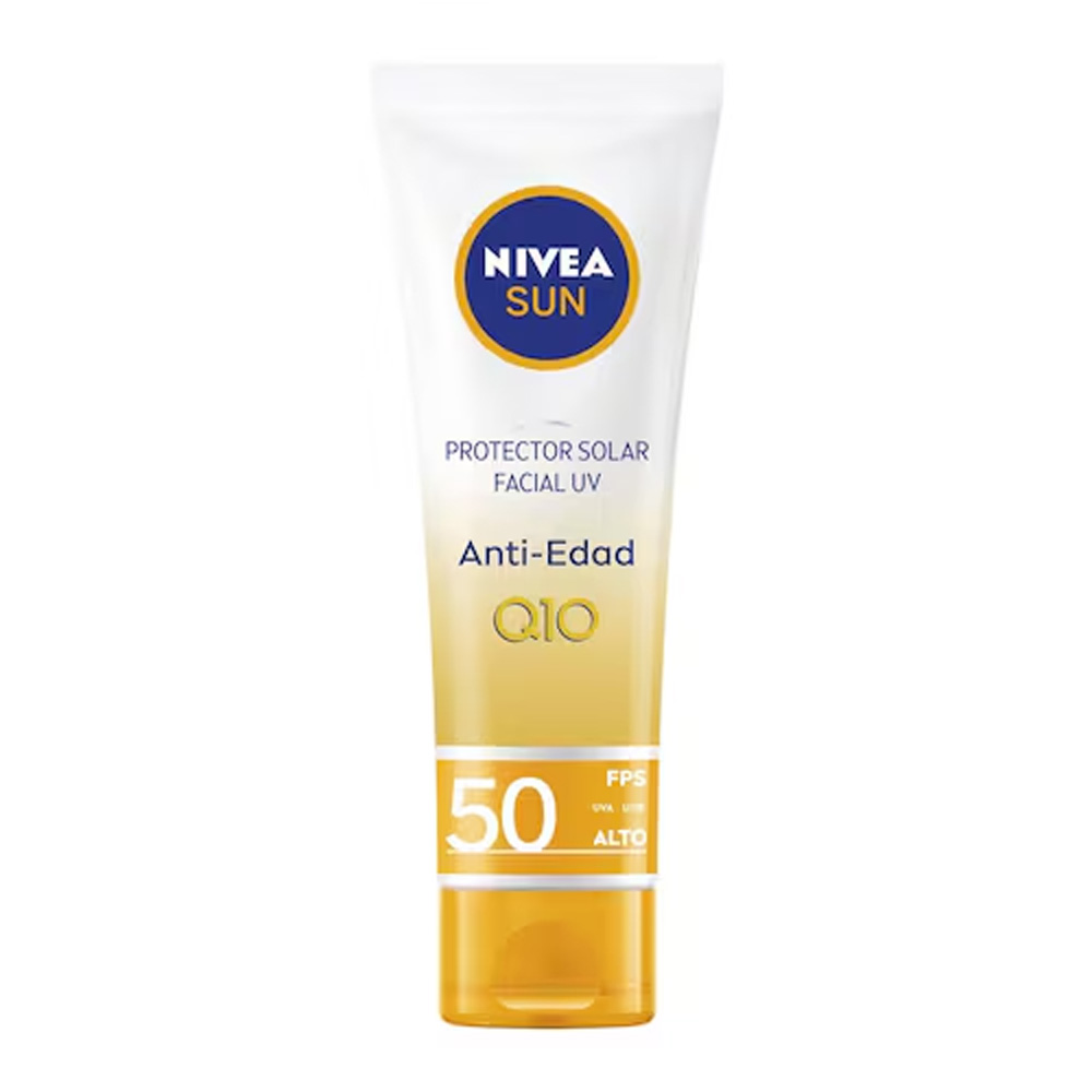 Protector Solar Facial Nivea Sun Antiedad Q10 FPS50