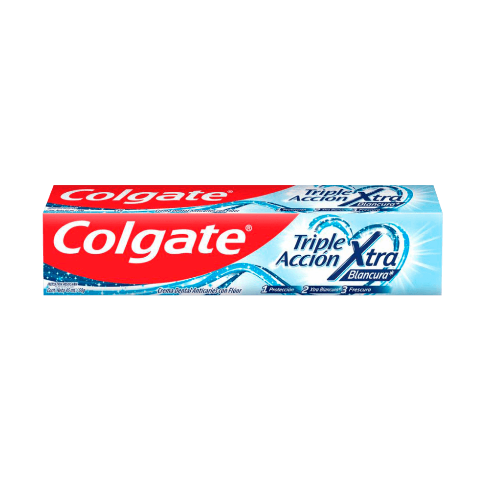 Pasta Dental Colgate Triple Acción Extra Blancura