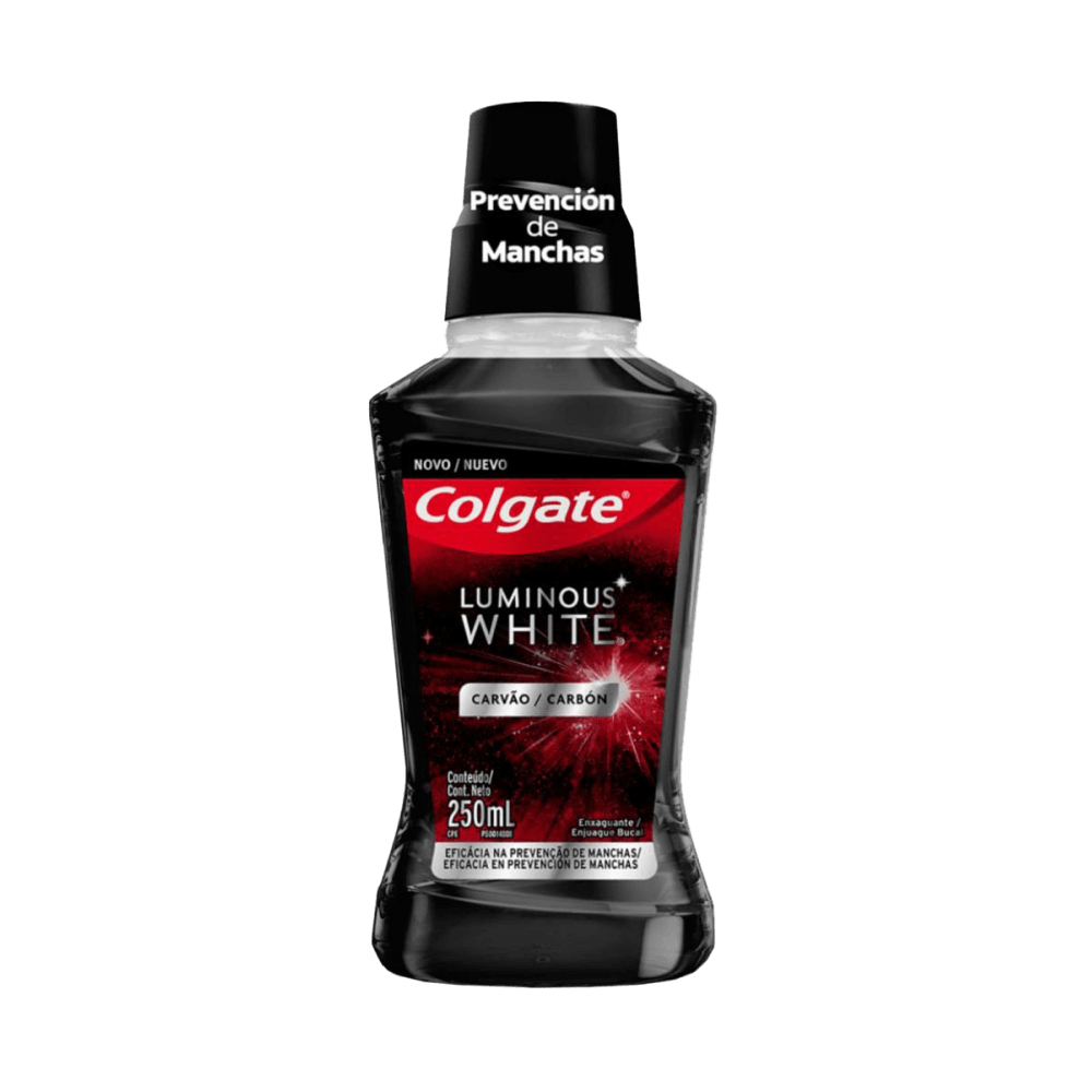 Enjuague Bucal Colgate Luminous White Carbón