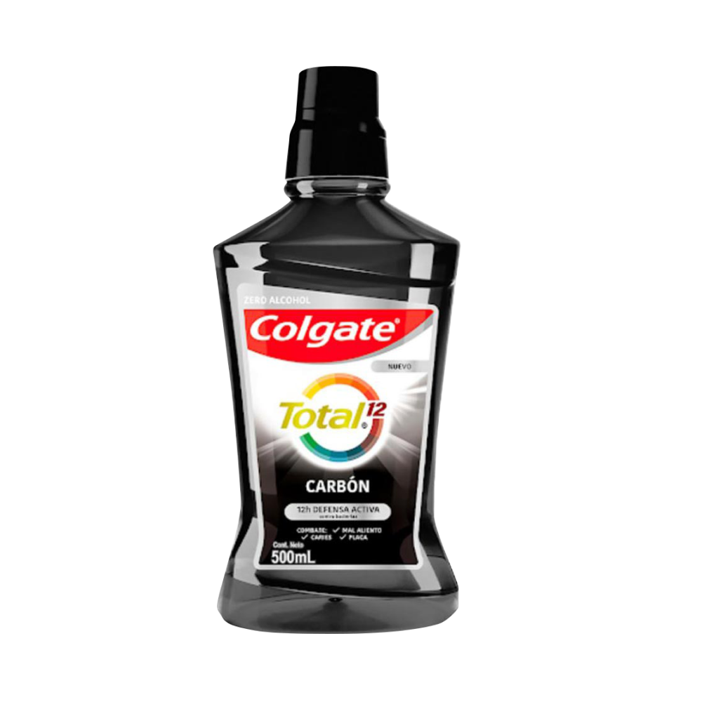 Enjuague Bucal Colgate Total 12 Carbón