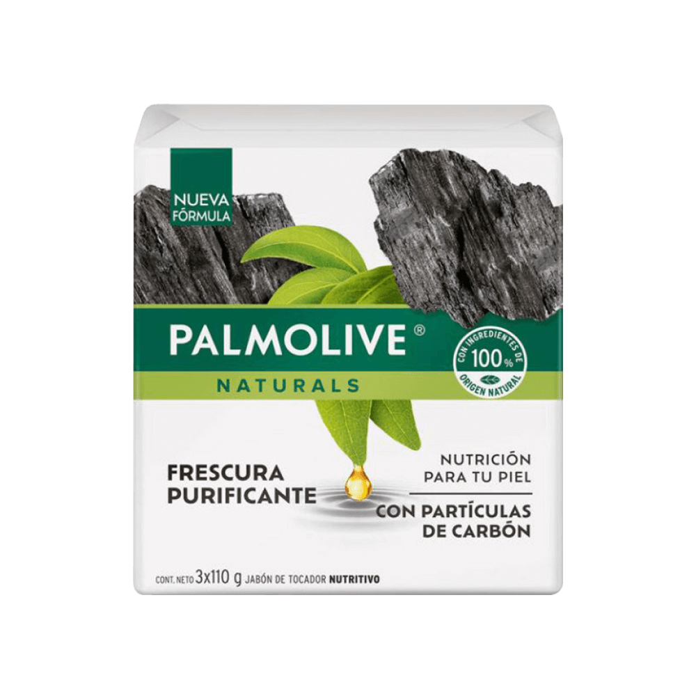 Jabón en Barra Palmolive Naturals Carbón